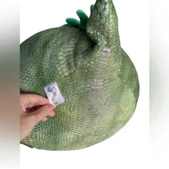 SQUISHMALLOW 16”Marty Green Dragon Exclusive Soft Plush Squishy ToyAnimals - Picture 6 of 9